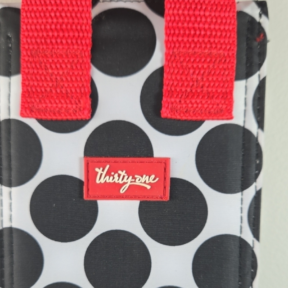 Thirty-One Black and White Polka Dot Hanging Organizer - Picture 2 of 4